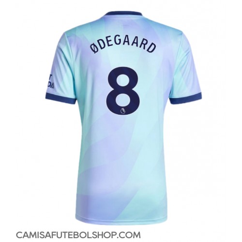 Camisa de time de futebol Arsenal Martin Odegaard #8 Replicas 3º Equipamento 2024-25 Manga Curta